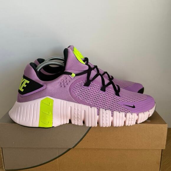 Nike Free Metcon 4 “Rush Fuchsia/Volt” Women Running Sneakers - SZ 11.5 - Picture 2 of 12
